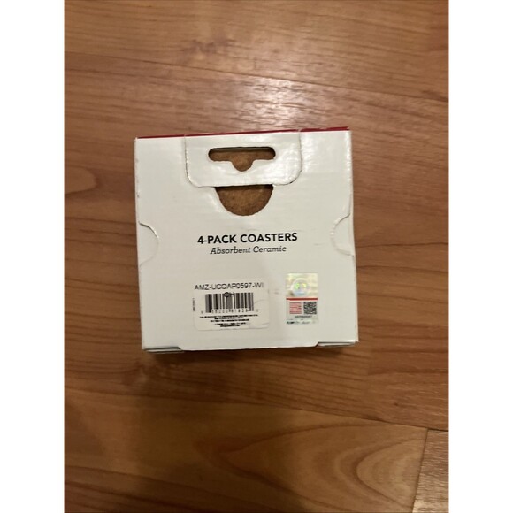 Wichita State University WSU Shockers 4-Pack Ceramic Coasters - Picture 6 of 7